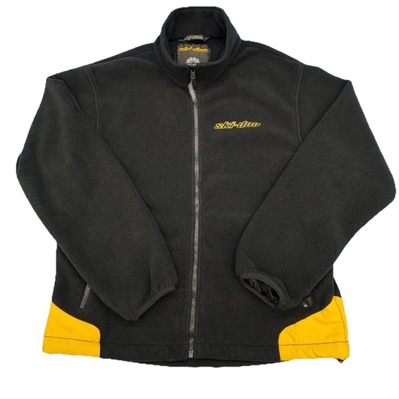 Ski-Doo Men’s Bombadier 3 In 1 Snowmobiling Jacket Yellow/Black Size Medium - Picture 4 of 12